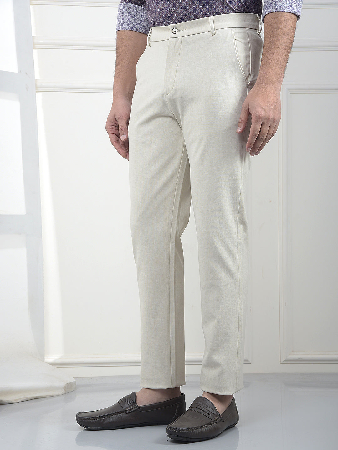 Beige Chino Trousers