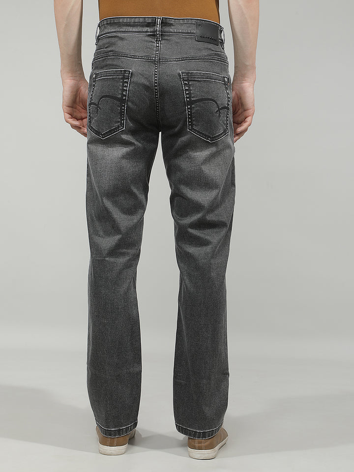 Refined Iron Grey Straight Jeans