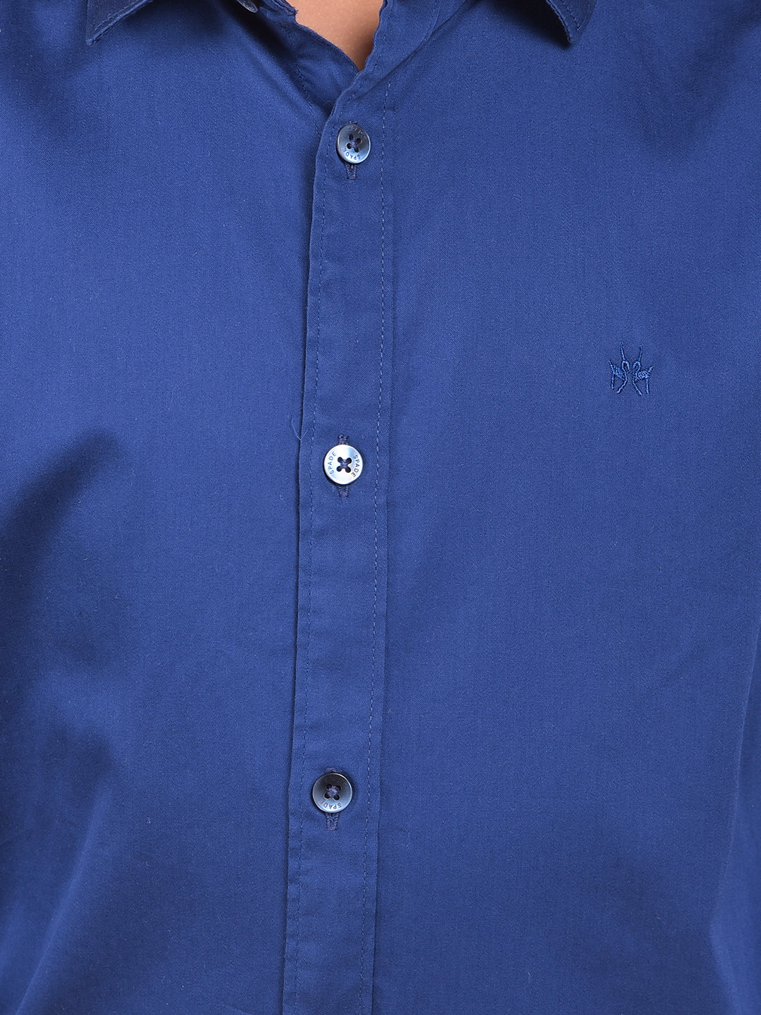 Blue 100% Cotton Shirt