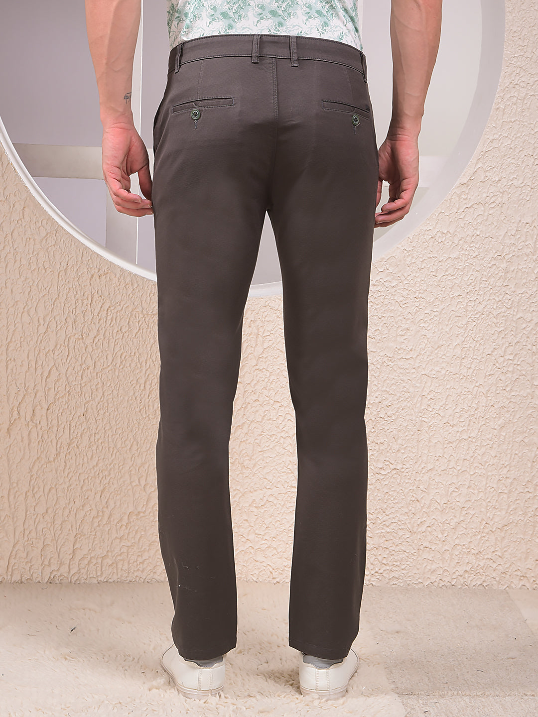 Urban Sage Chinos Olive Trousers