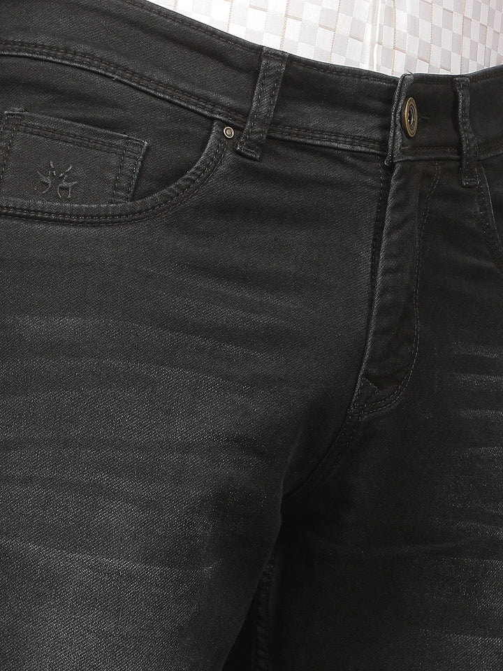 Pitch Black Stretchable Jeans