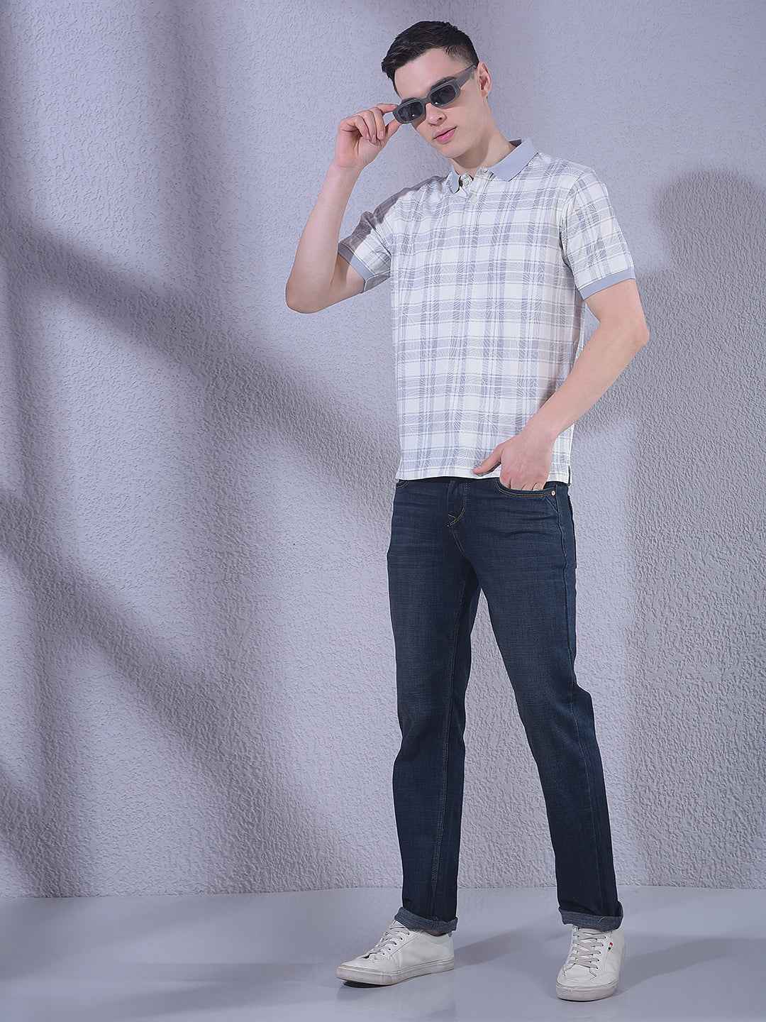 Grey Floral Print T-Shirt