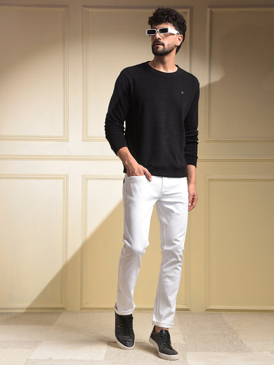 Muted Drift Knit Sweatshirt