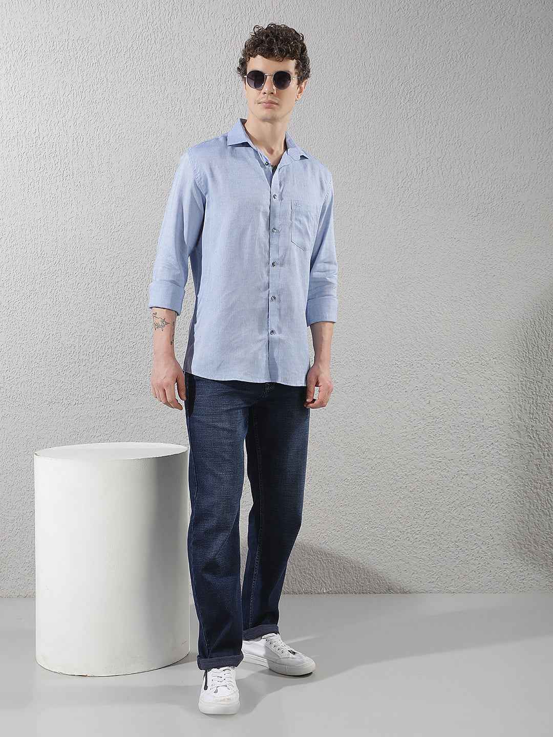 Linen Blue Shirt