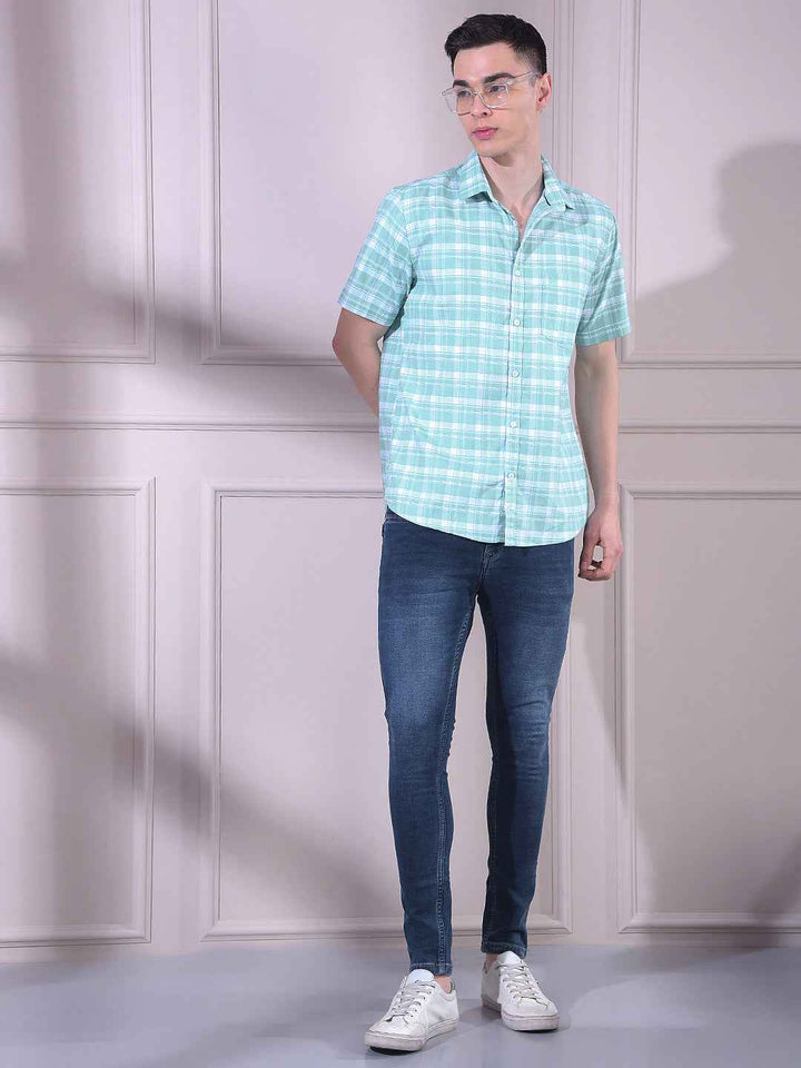 Green Checked Shirt