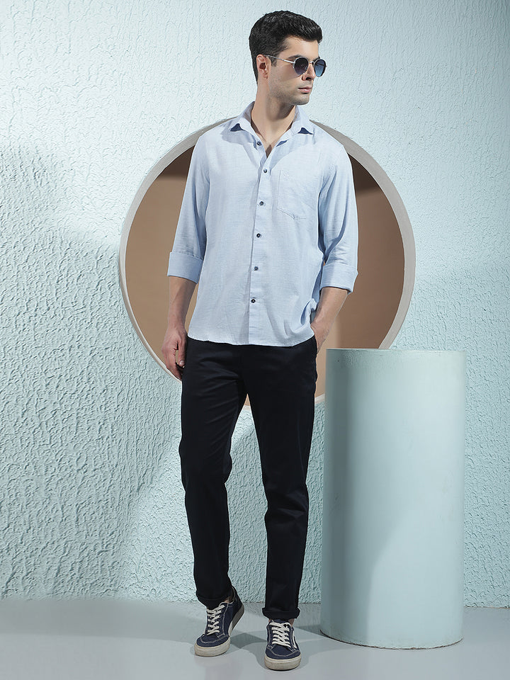 Sleek Royal Navy Navy Blue Trousers