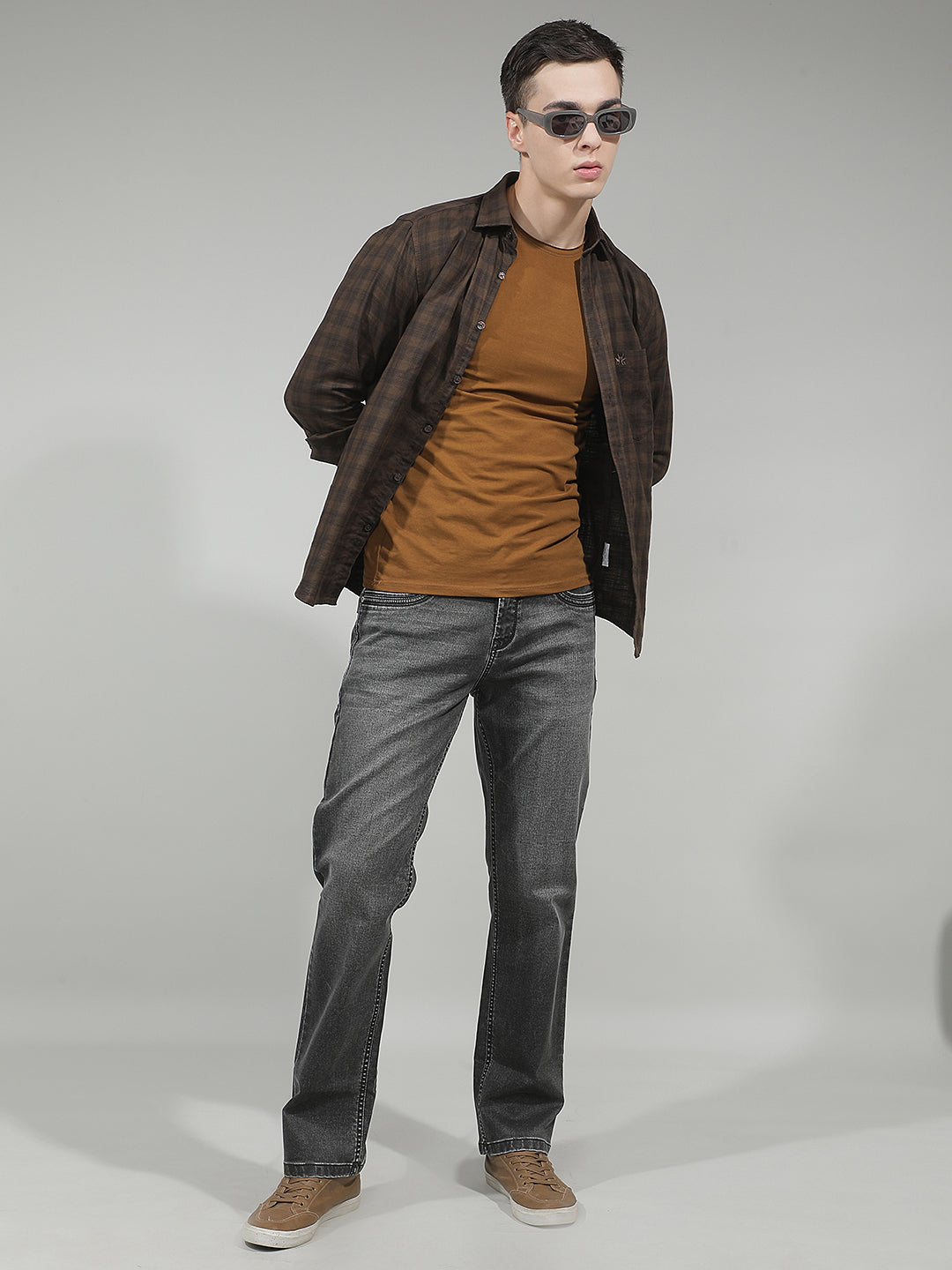 Refined Iron Grey Straight Jeans