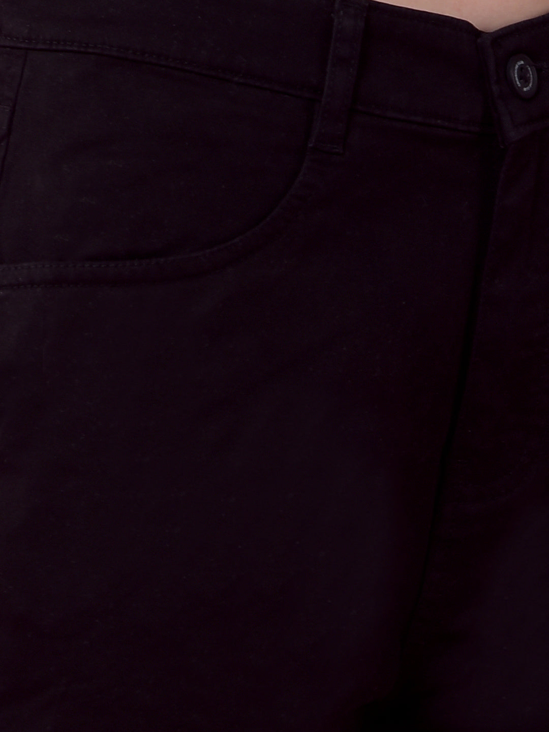 Black Baggy Cargo Trousers