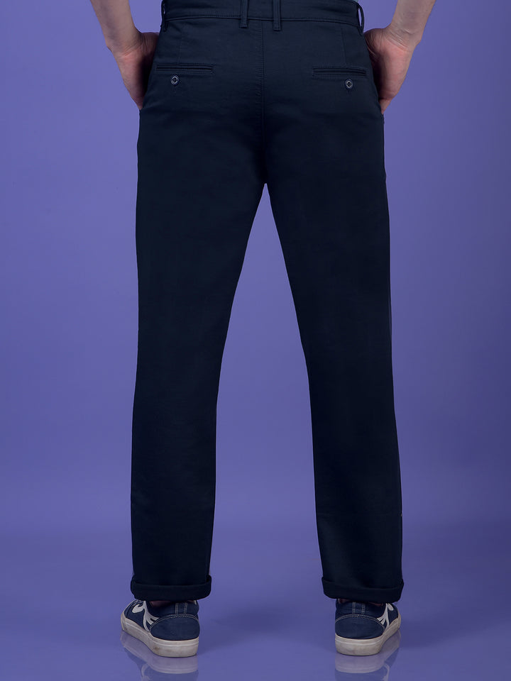 Refined Navy blue Trousers