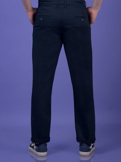 Refined Navy blue Trousers