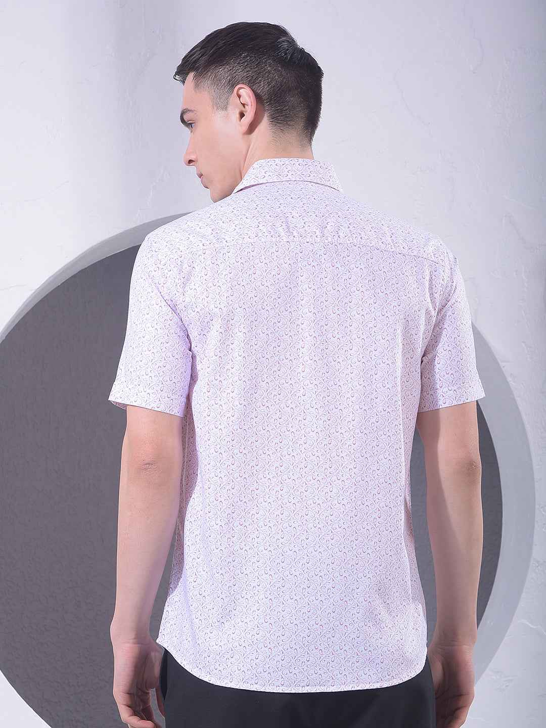 Blush Pink Printed Shirt