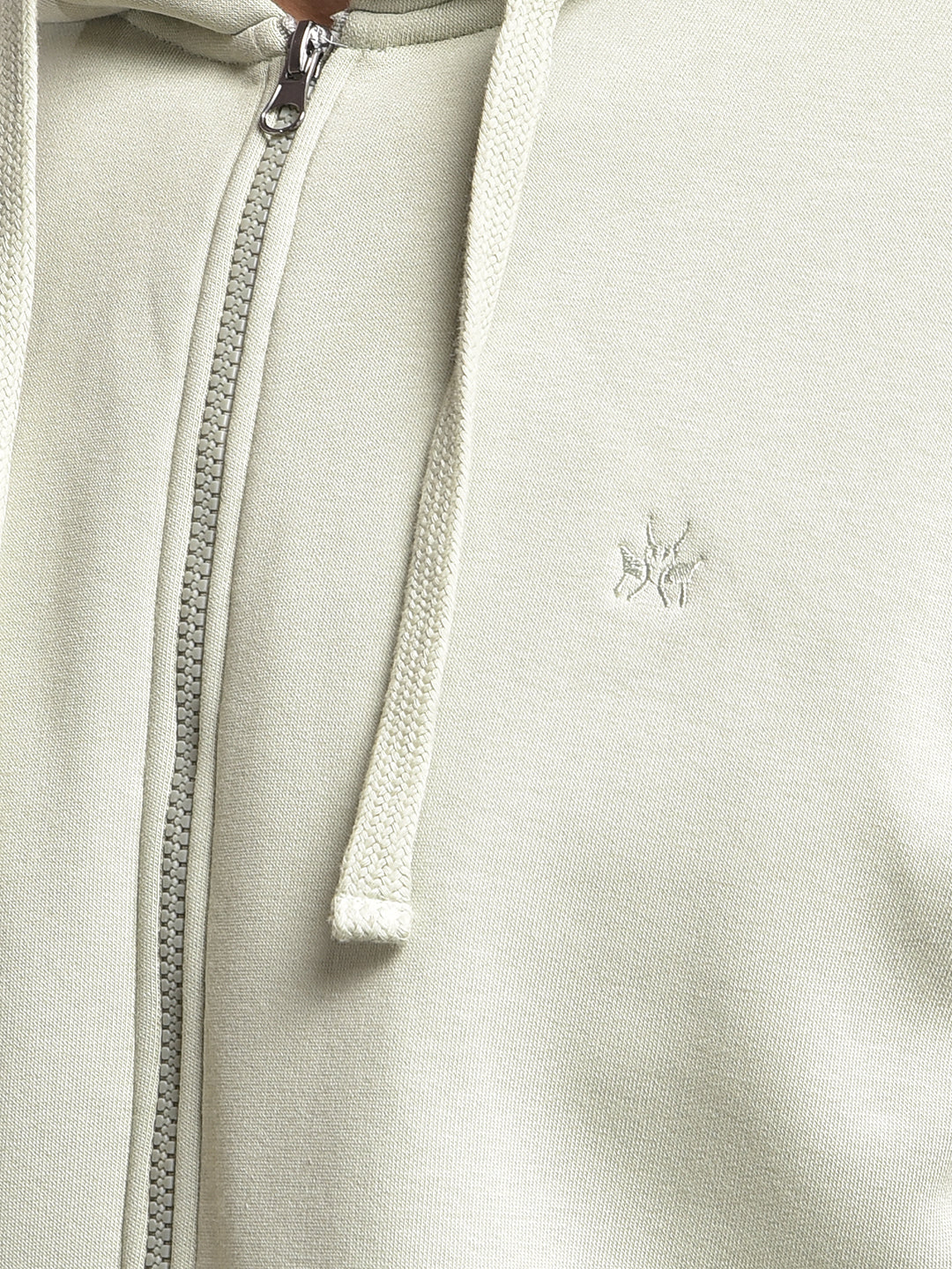 Swanky Green Hooded Neck Sweatshirt