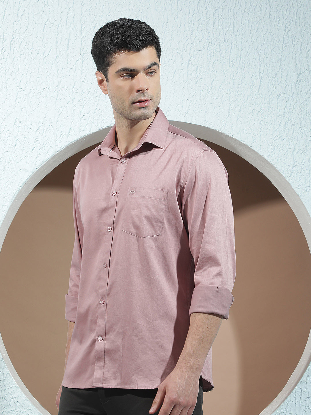 Purple Classic Casual Shirt