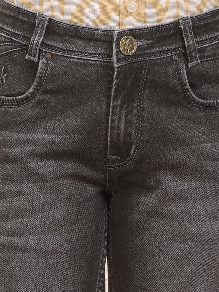 Radiant Dark Wash Olive Jeans