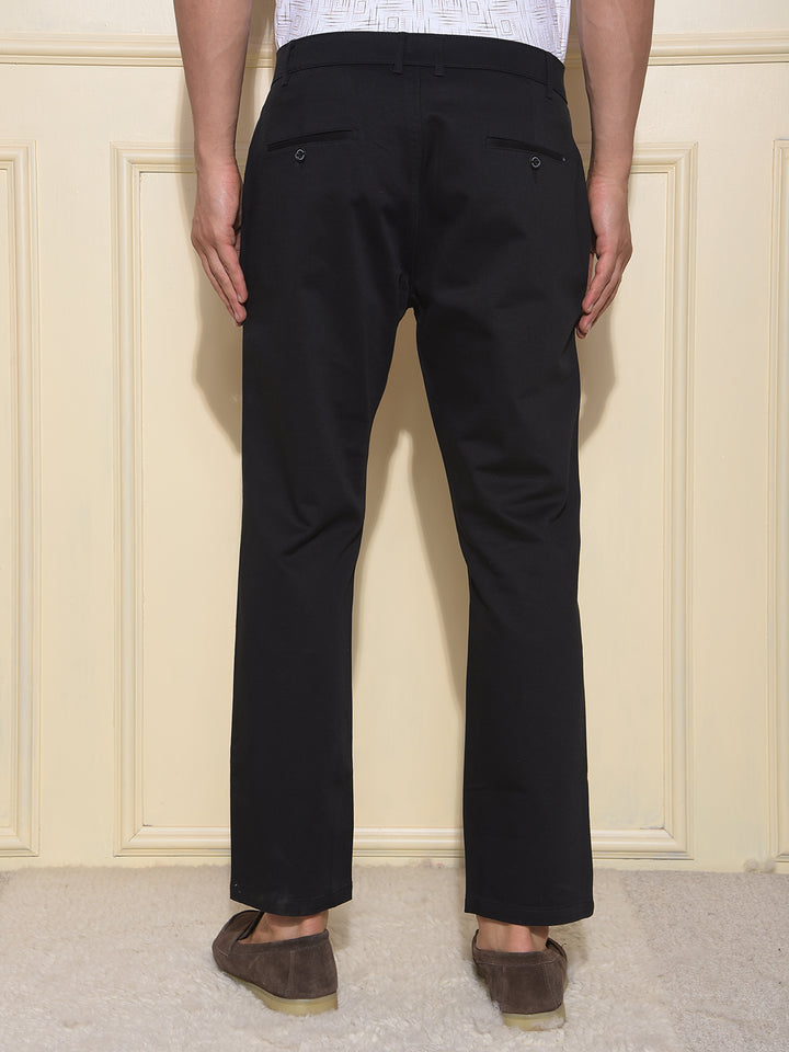 Modish Black chino Trousers