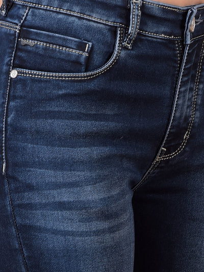 Blue Bootcut Jeans