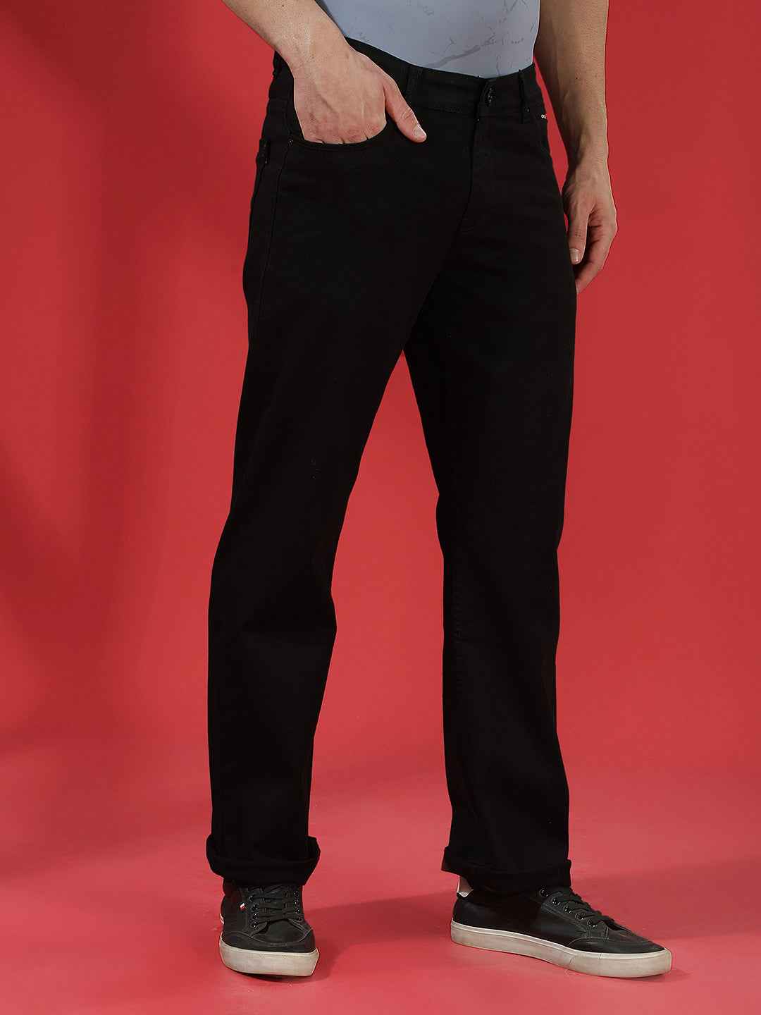 Black Urban Street Baggy Jeans