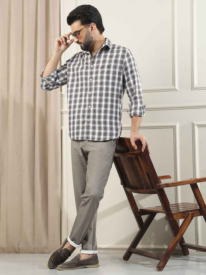 Khaki Everyday Wear Knitted Trousers
