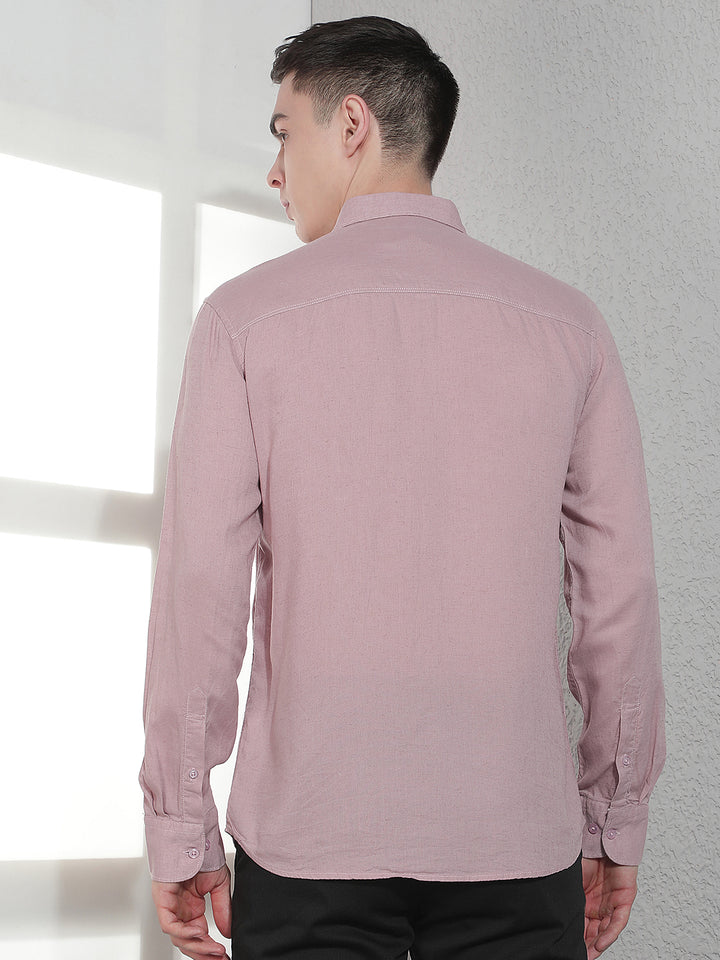 Pink Linen Shirt