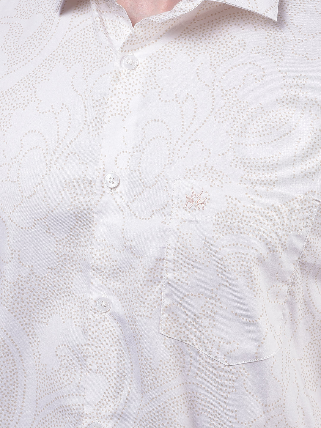 White Printed Shirt