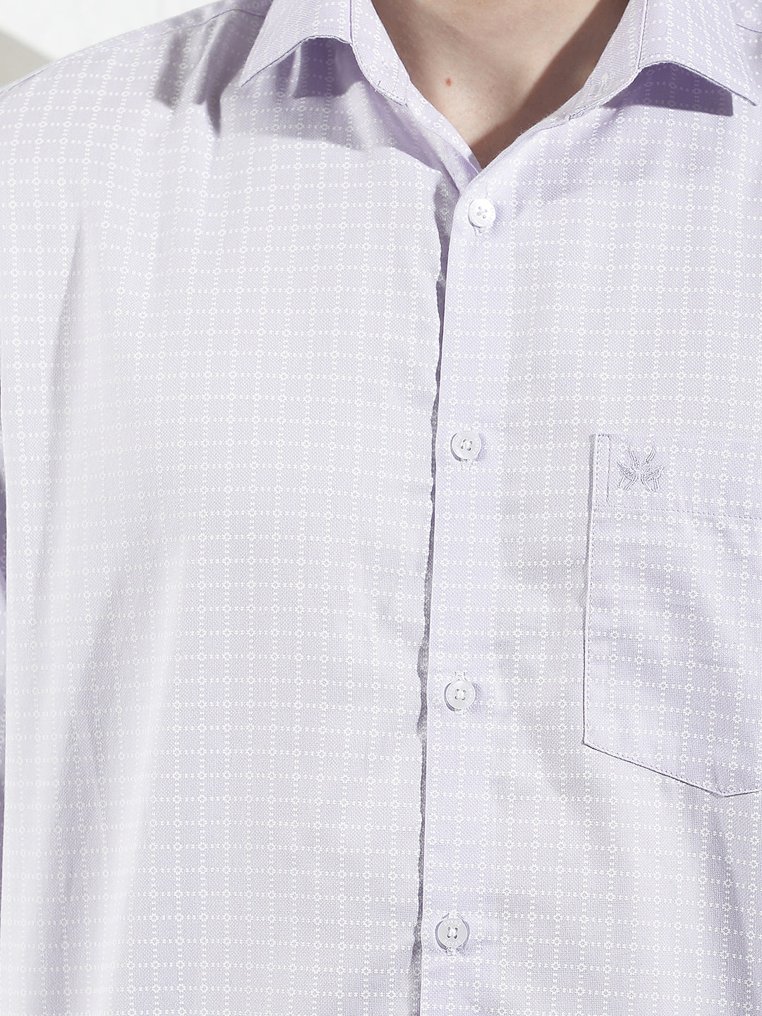 Purple Printed Shirt