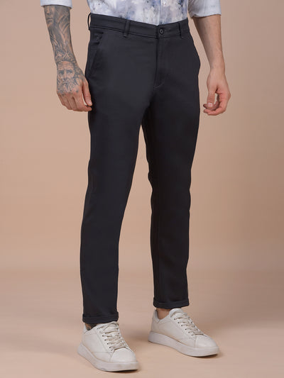 Black Printed Trousers