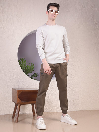 Vivid Olive Cargo Joggers