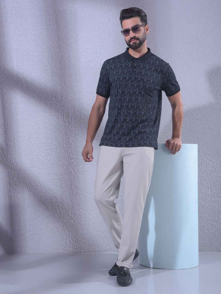 Beige Knitted Trousers