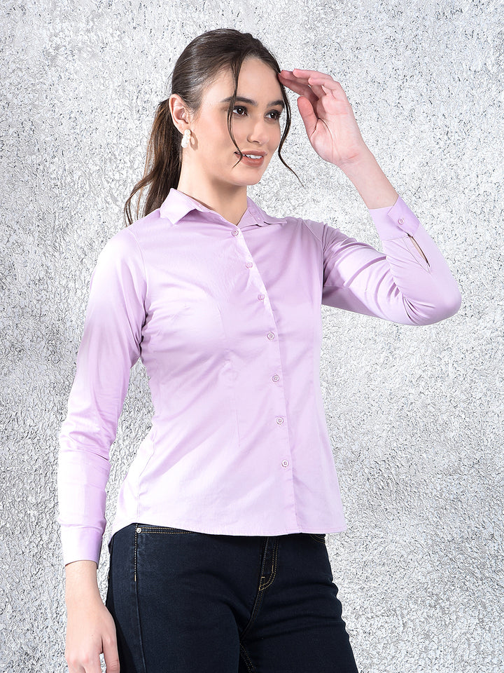 Lavender Breeze Button Shirt