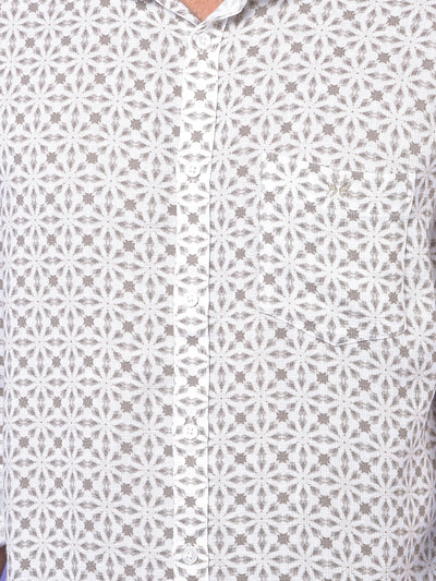 Grey Printed Shirt