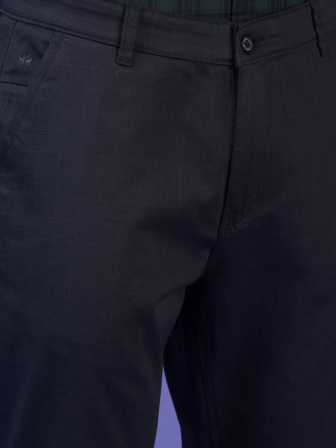 Black Printed Trousers