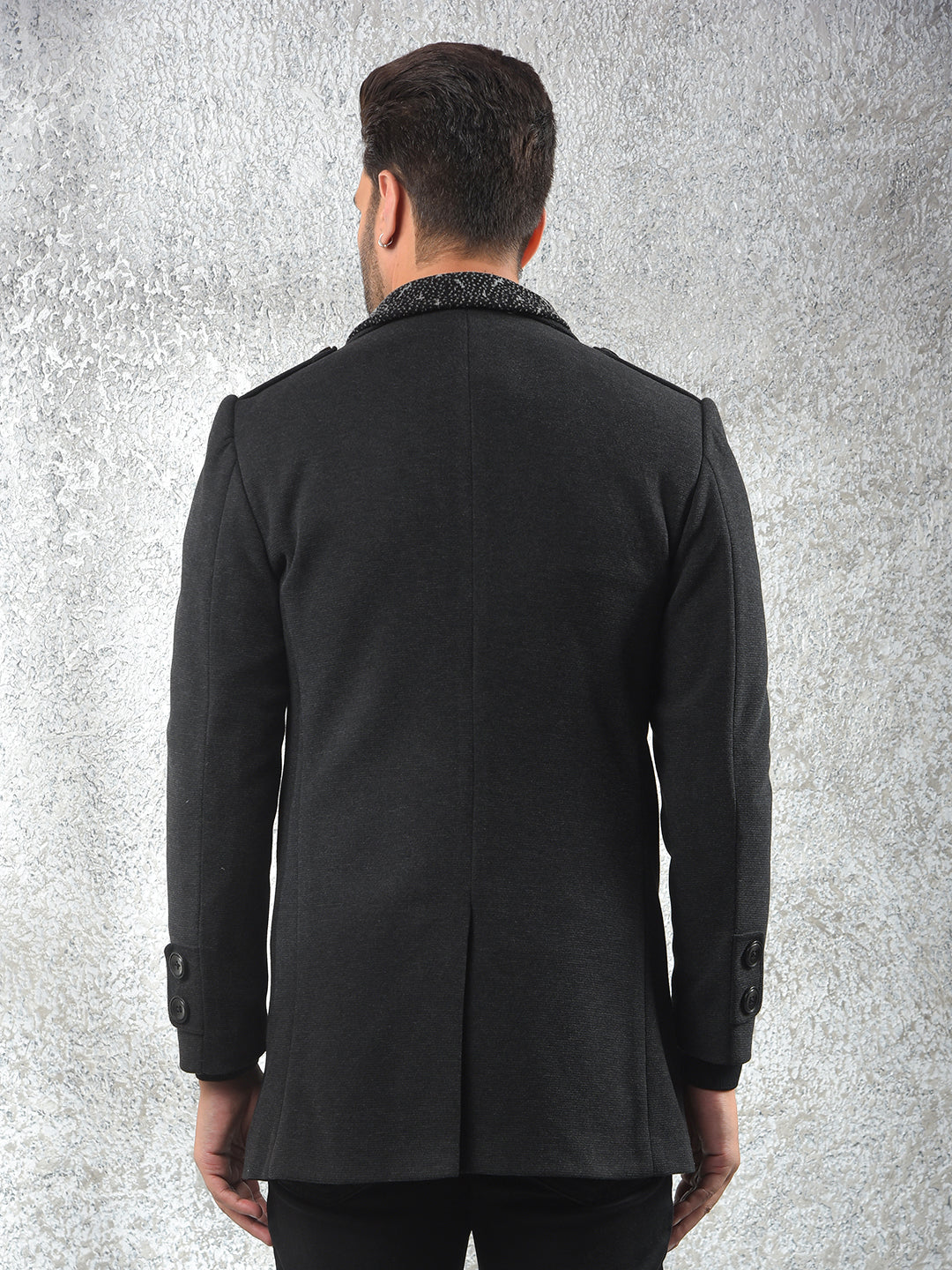 Timeless Black Classic Overcoat