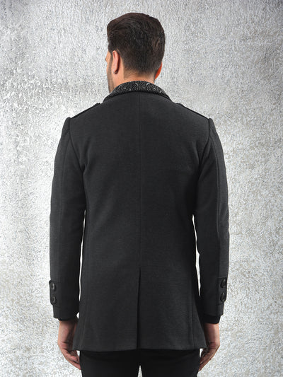 Timeless Black Classic Overcoat