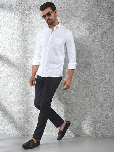 Black Printed Trousers