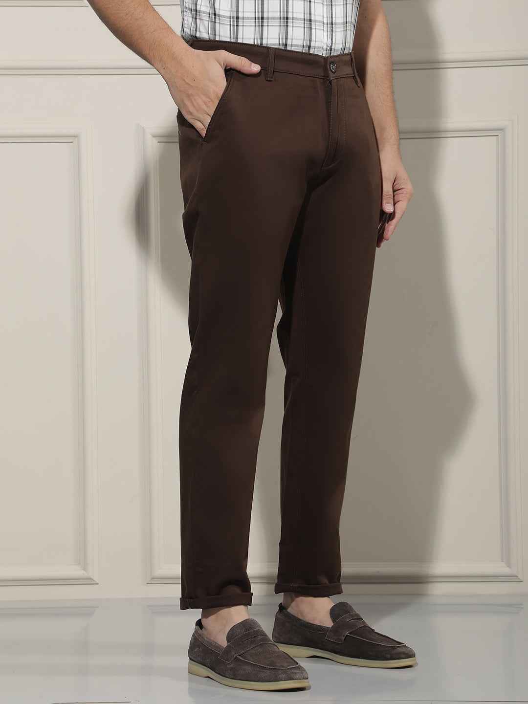 Chestnut Brown Trousers