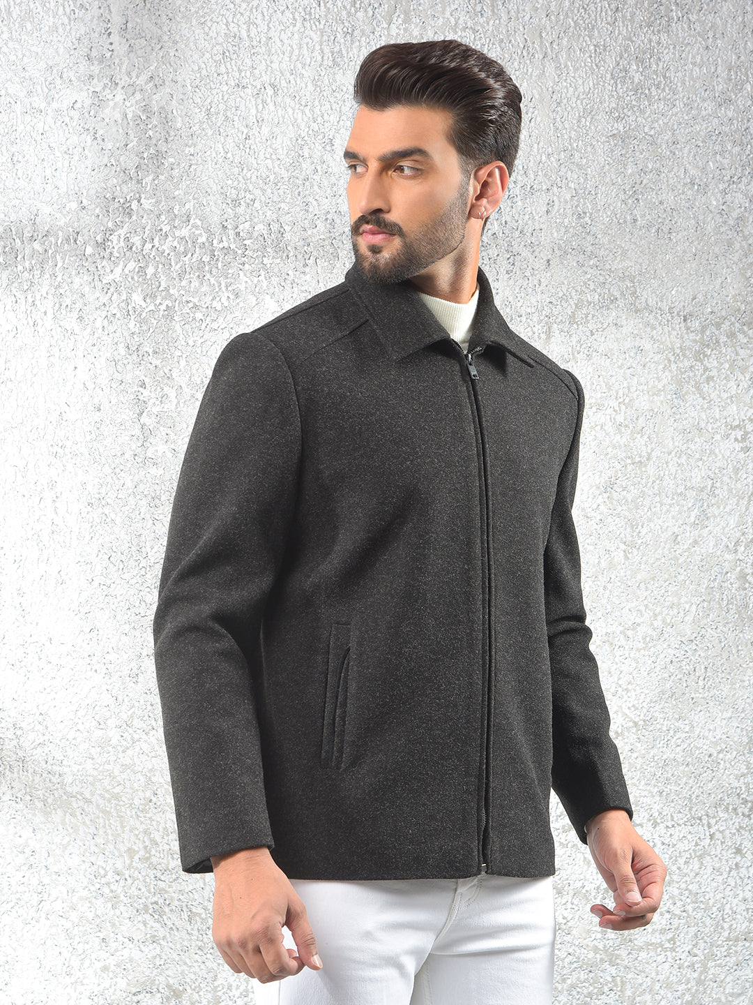 Relaxed Fit Black Shacket