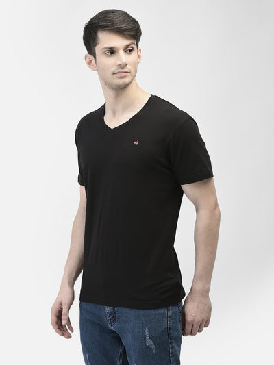 Black V-Neck T-Shirt