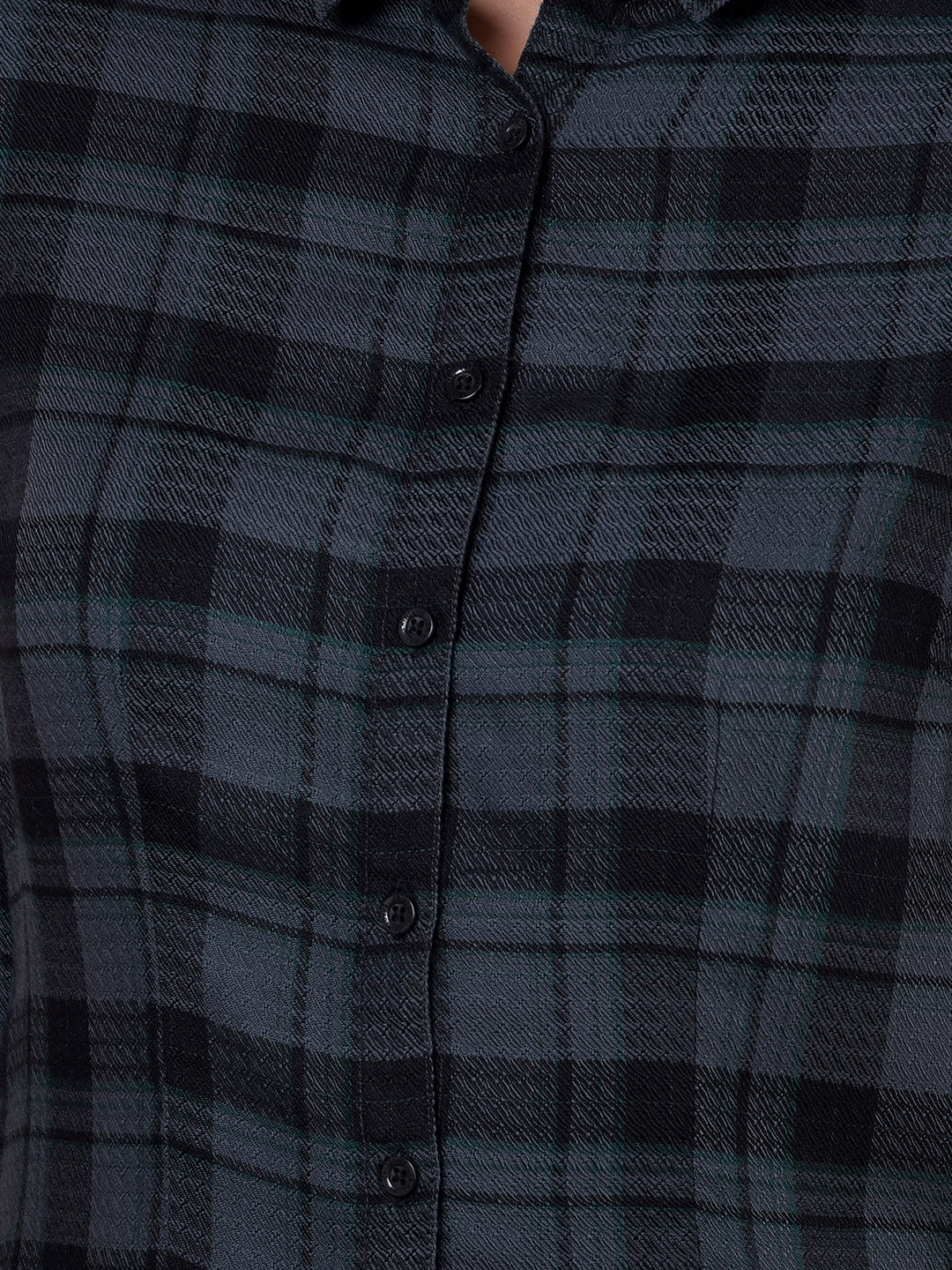 Forest Green Soft Check Shirt