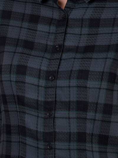 Forest Green Soft Check Shirt