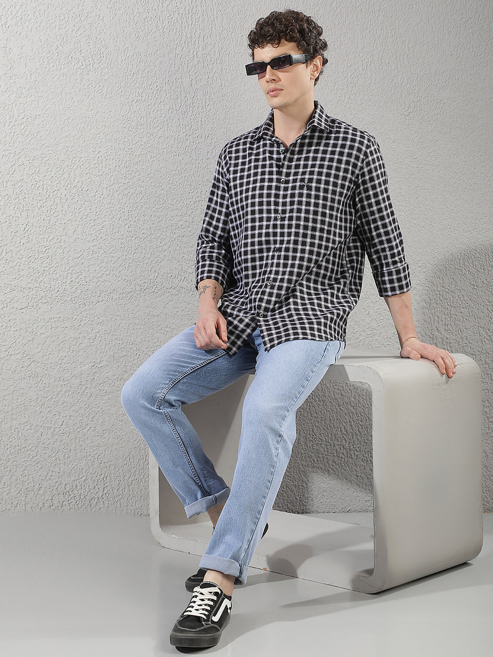 Sky Blue Straight Jeans