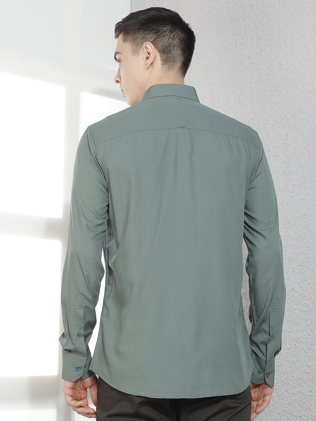 Dapper Sage Green Modal Shirt