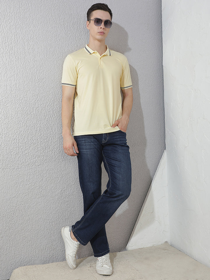 Urban Golden Yellow Polo T-Shirt