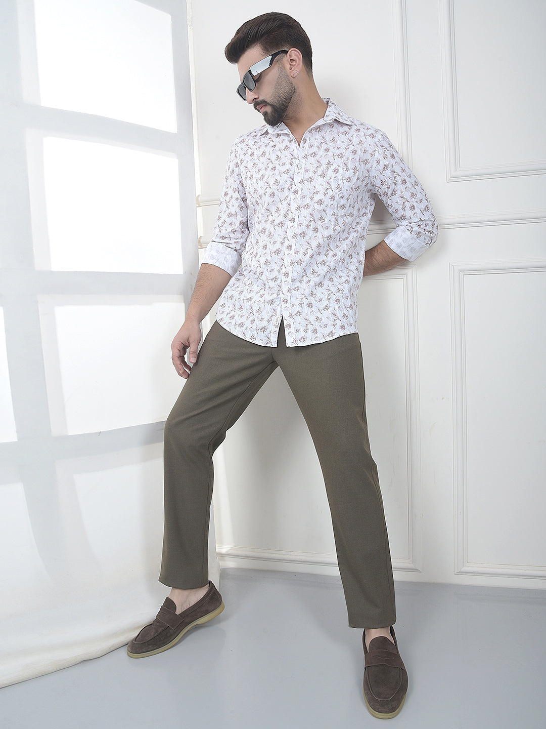 Olive Chino Trousers
