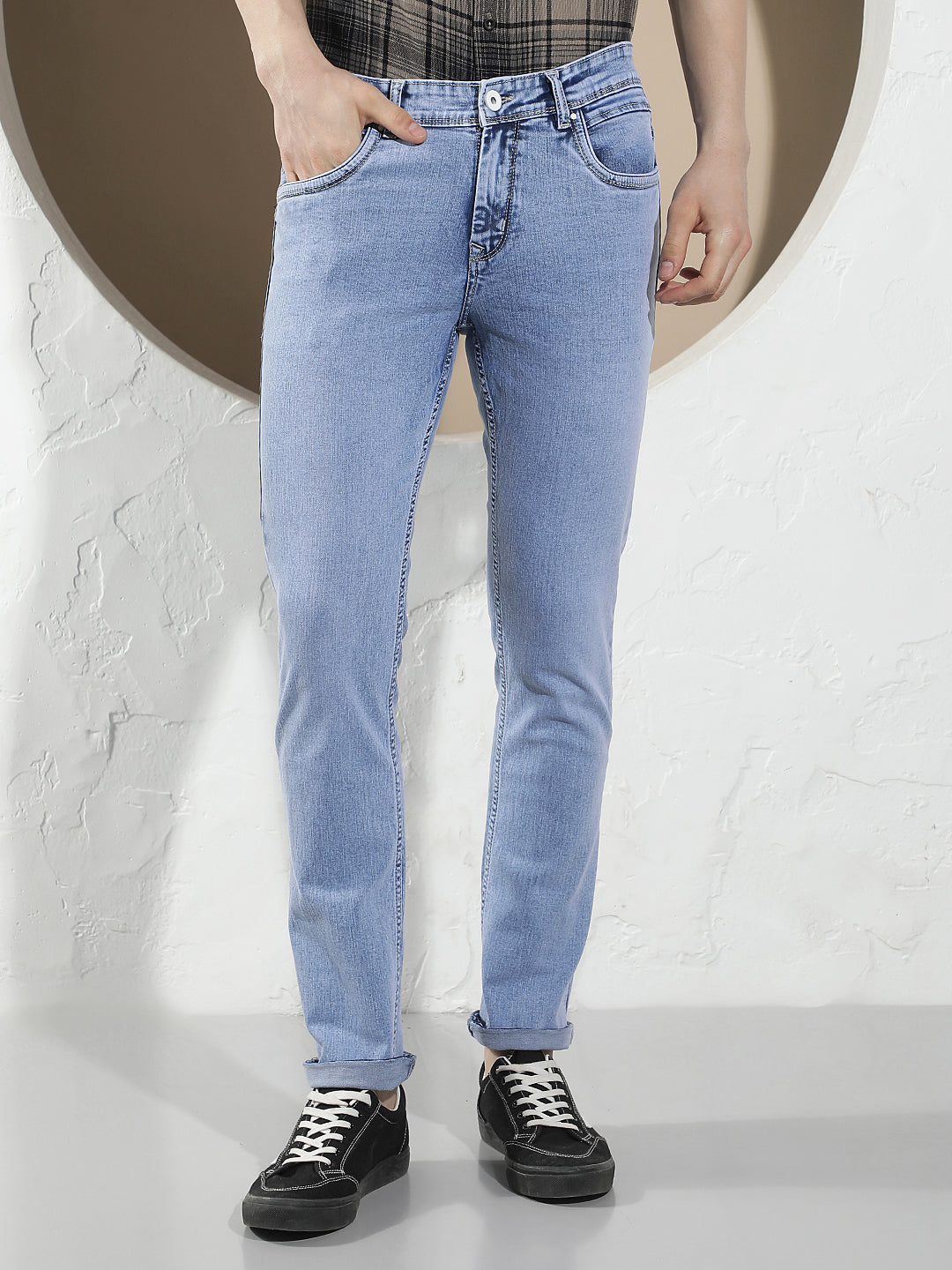 Modern Sky Sapphire Blue Jeans