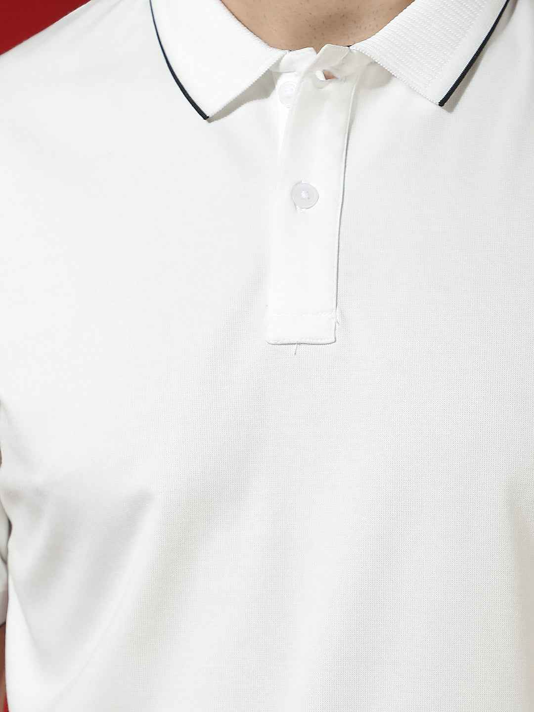 White Essential Polo T-Shirt