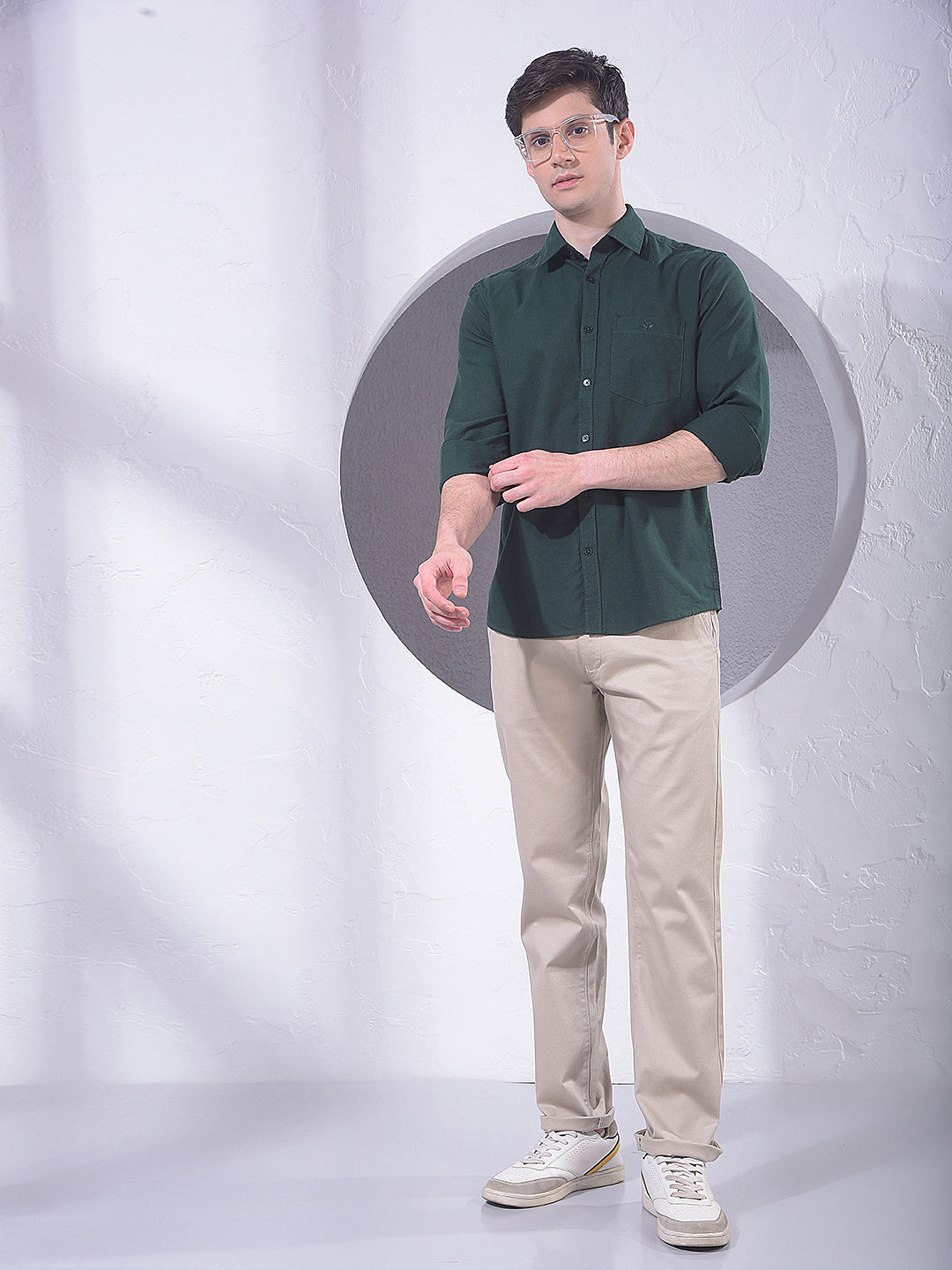 Green 100% Cotton Shirt