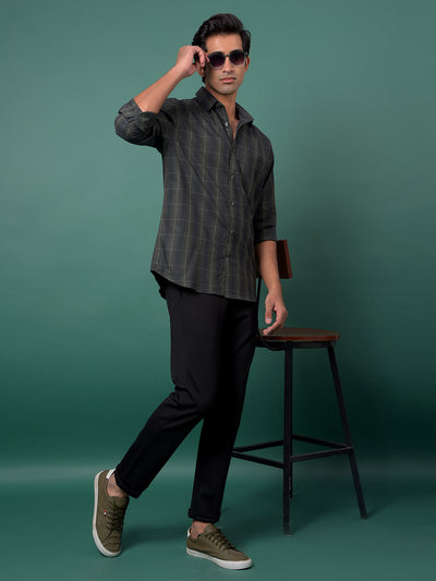 Onyx Black Slim Fit Trousers