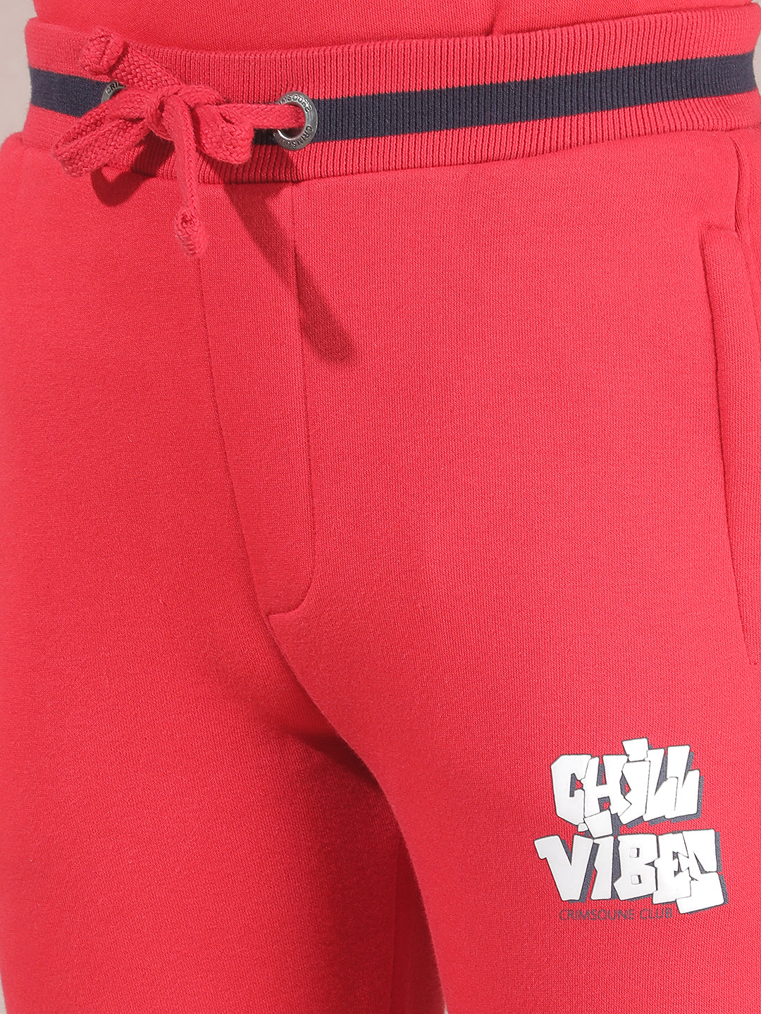 Cool Vibes Red Joggers