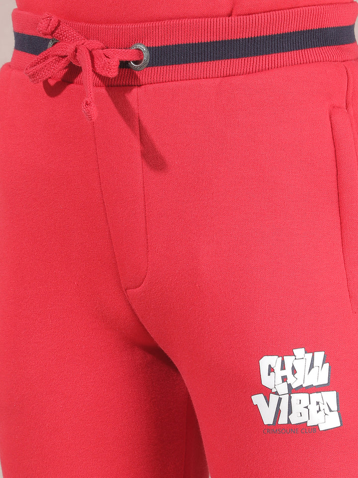 Cool Vibes Red Joggers