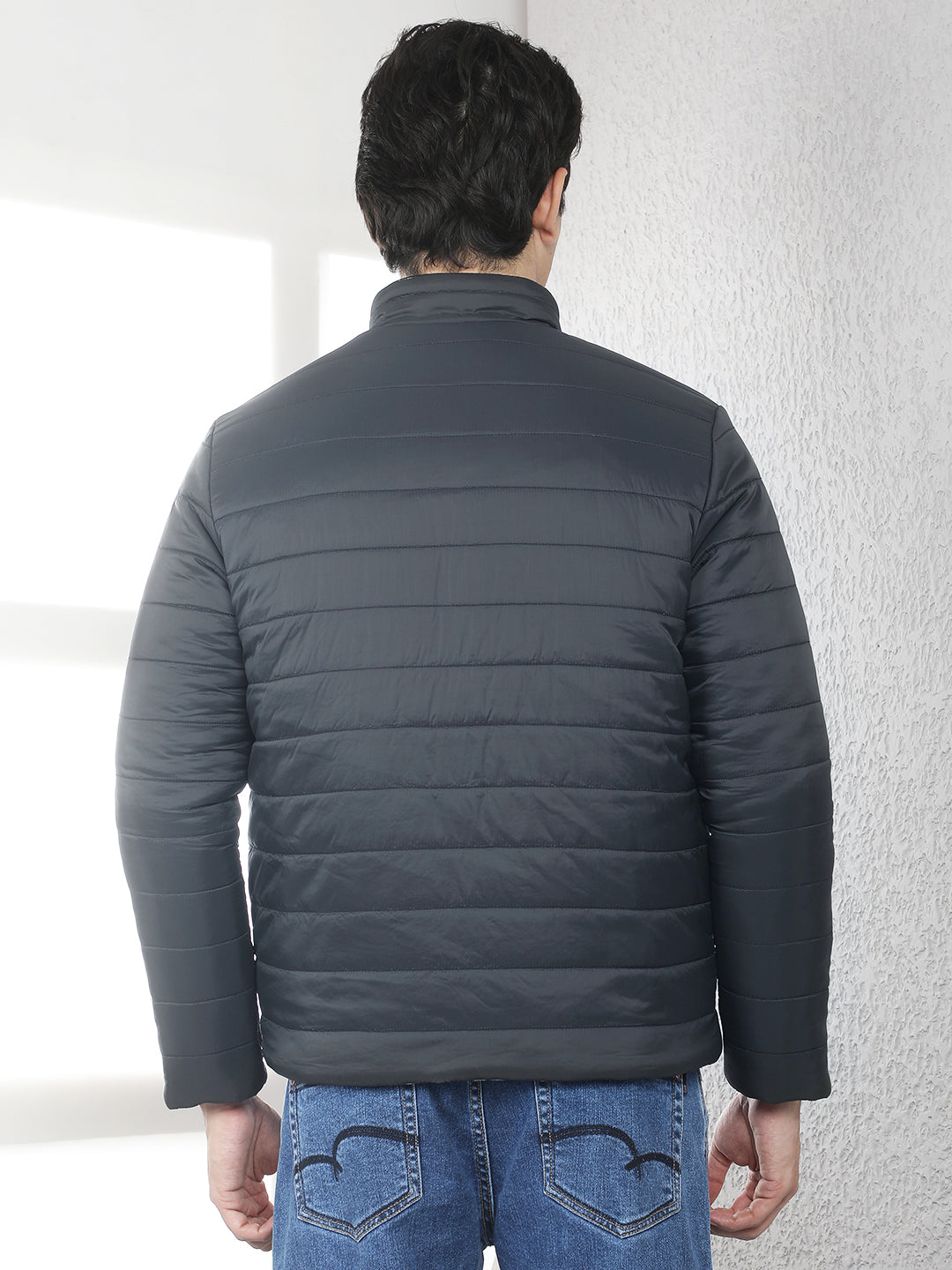 Black Quilted Reversible Jacket